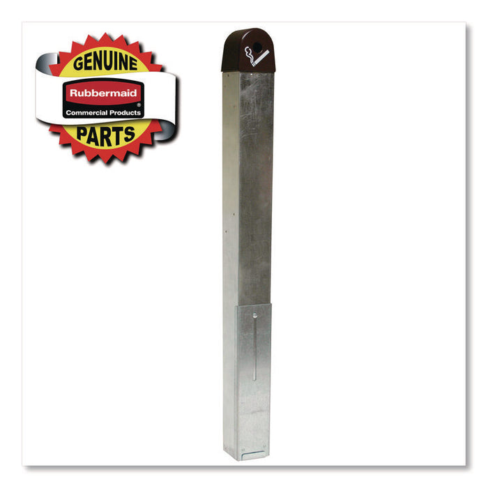 Groundskeeper Receptacle Replacement Can Liner, 3 x 33.25, Steel, Black