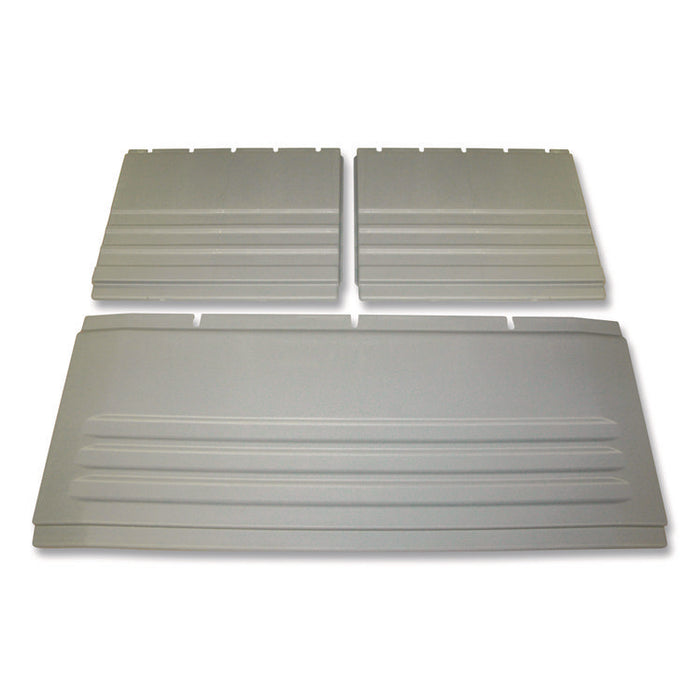 Utility Cart Replacement Parts, Panel Kit, For Rubbermaid FG4092, FG4093, FG4094, Plastic, Gray