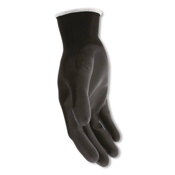 Work Gloves, 10" Long, Large, Black, 12 Pairs