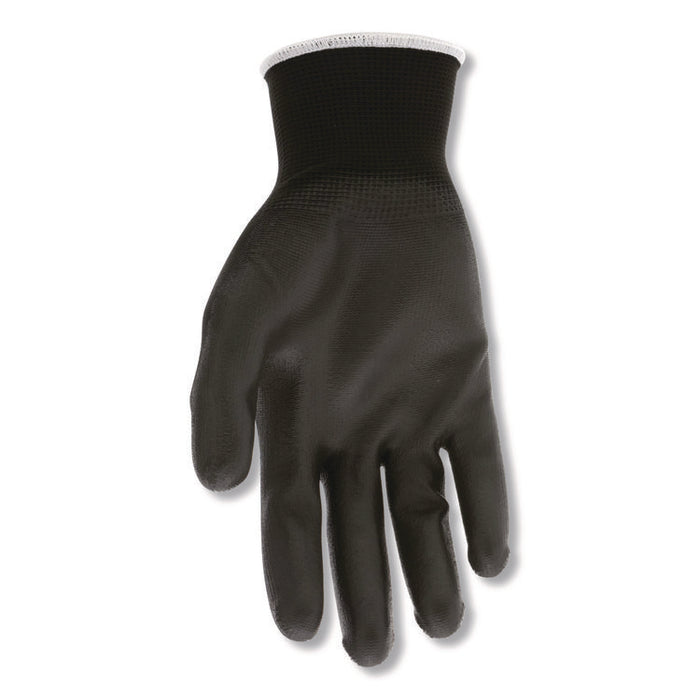 Work Gloves, 10" Long, Small, Black, 12 Pairs