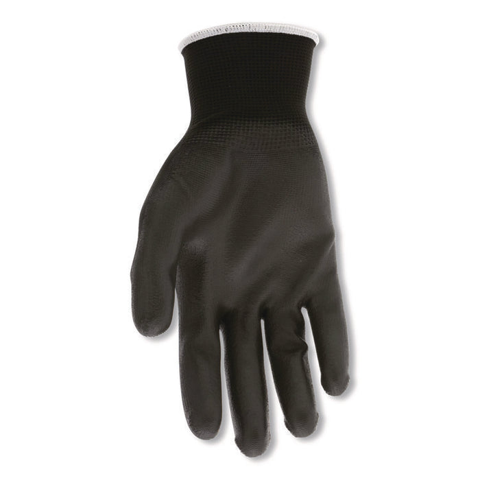 Work Gloves, 10" Long, X-Large, Black, 12 Pairs
