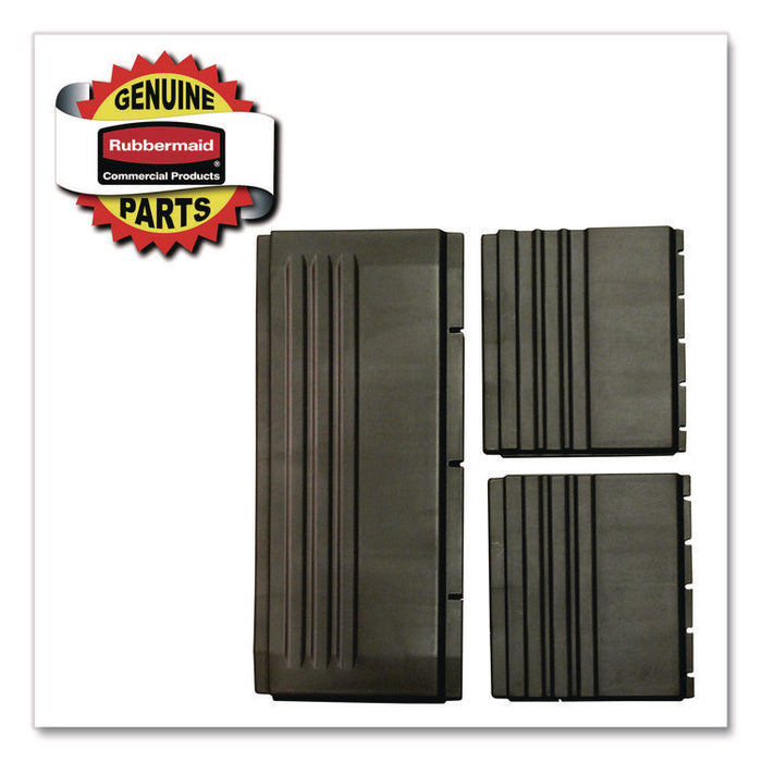 Utility Cart Replacement Parts, Panel Kit for FG409300BLA, FG409500BLA, FG9T3500BLA, FG9T3400BLA, FG9T4100BLA, Plastic, Black