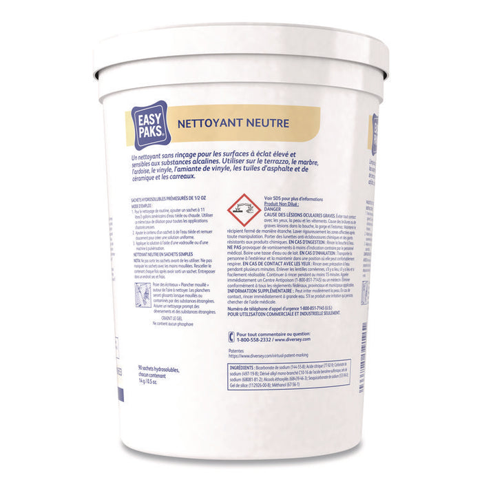 Neutral Cleaner, 0.5 oz Packet, Pine Forest Scent, 90/Tub, 2 Tubs/Carton