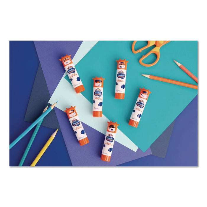 BlooStick Buddies and Disappearing Purple Glue Stick Combo Pack, 0.21 oz, Dries Clear, 12/Pack