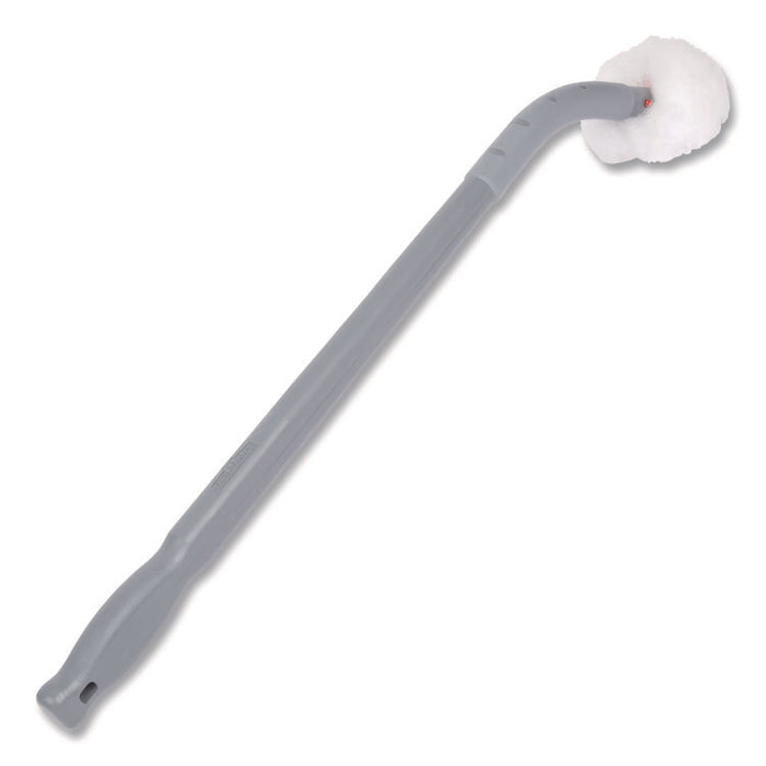 Toilet Bowl Swab, 26" Handle, Gray/Red/White