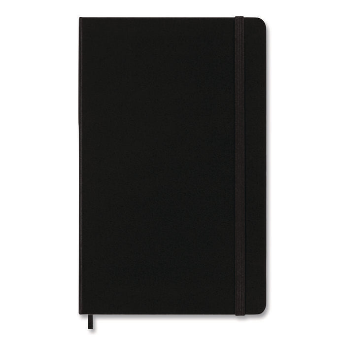 Hard Cover Notebook, 1-Subject, Quadrille Rule, Black Cover, (120) 8.25 x 5 Sheets