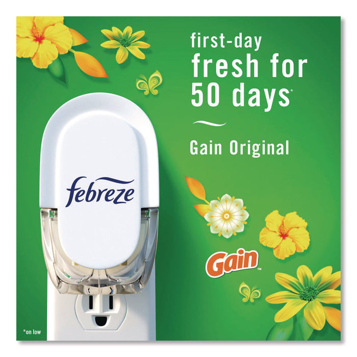 PLUG Air Freshener Refills, Gain, 2.63 oz, 3/Pack, 6 Packs/Carton
