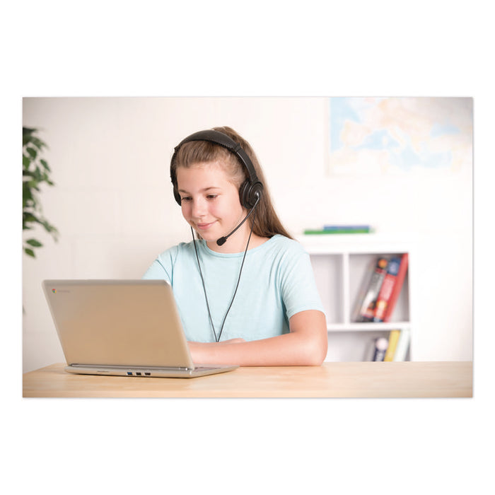 Hi-Fi Headphones with Microphone, Black