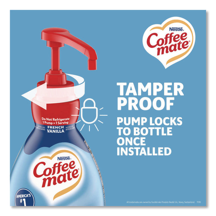 Liquid Coffee Creamer, French Vanilla, 1.5 L Pump Bottle, 2/Carton