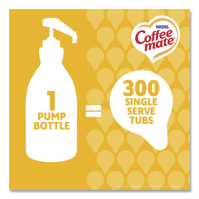 Liquid Coffee Creamer, Hazelnut, 1.5 L Pump Bottle, 2/Carton