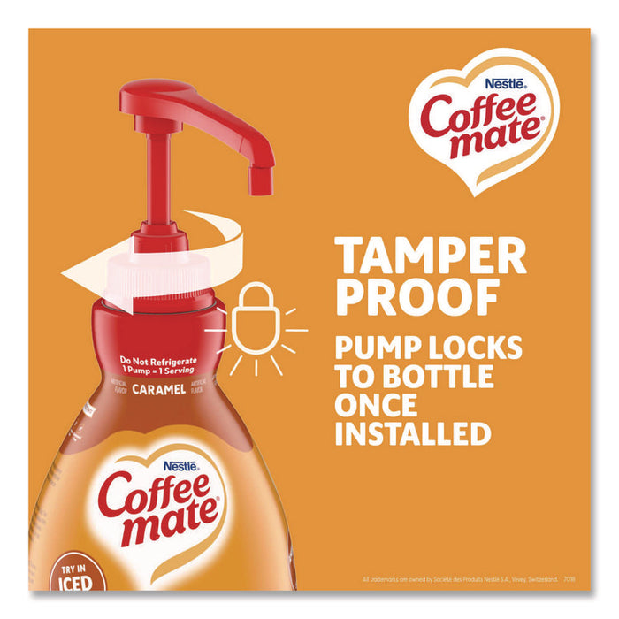 Liquid Creamer Pump Bottle, Caramel, 50.7 oz Pump Bottle