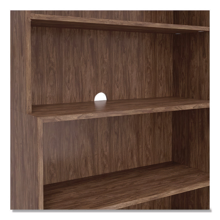 Essentials Laminate Bookcase, Five-Shelf, 35.8w x 14.9d x 72h, Espresso