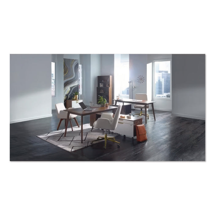 Essentials Laminate Bookcase, Five-Shelf, 35.8w x 14.9d x 72h, Espresso