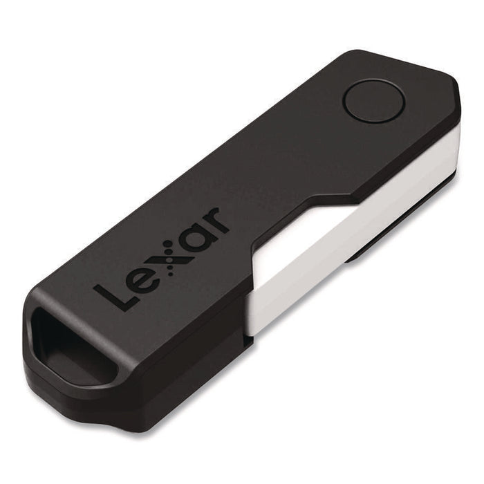 Twist Turn2 USB 2.0 Flash Drive, 128 GB, Black