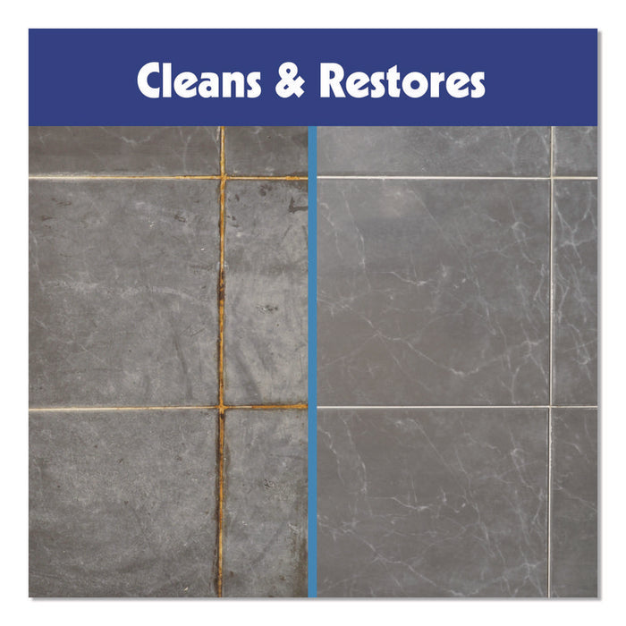 Tile and Concrete Cleaner, 6 x 1.5, Gray, 12/Carton