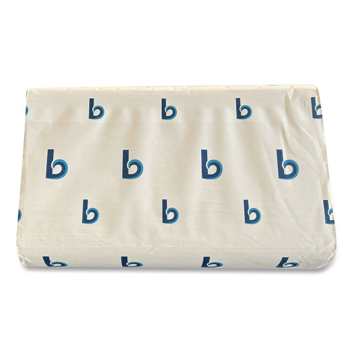 Structured Multifold Towels, 1-Ply, 9 x 9.5, White, 250/Pack, 16 Packs/Carton
