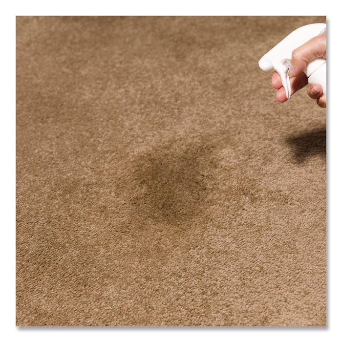 Professional Carpet Stain Remover Plus Deodorizer, Lemon Scent, 32 oz Spray Bottle, 6/Carton