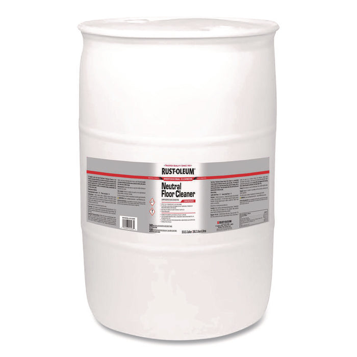 Professional Neutral Floor Cleaner Concentrate, Pine Scent, 55 gal Drum