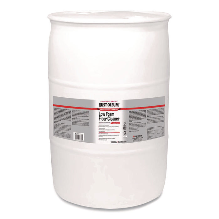 Professional Low Foam Neutral Concentrated Floor Cleaner, Lemon Scent, 55 gal Drum