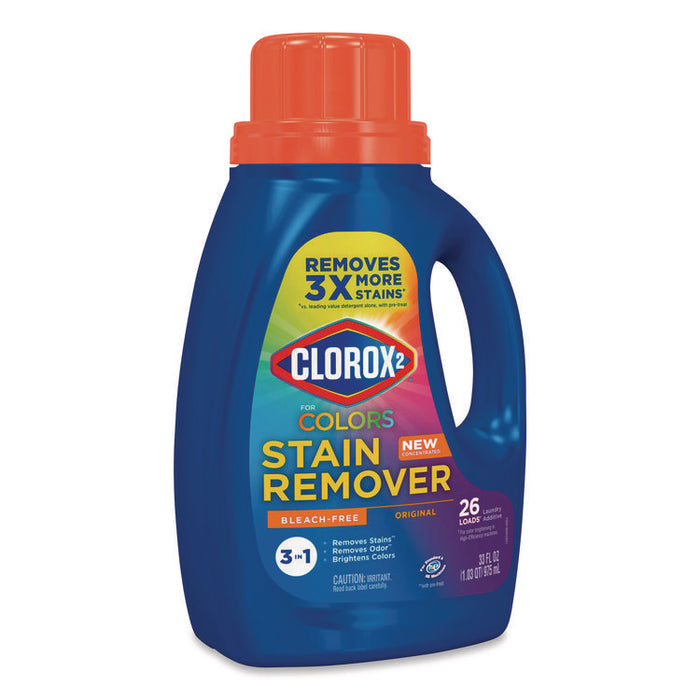 For Colors Stain Remover and Laundry Additive, Bleach Free, Original Scent, 33 oz Bottle, 6/Carton