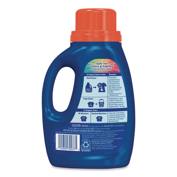 For Colors Stain Remover and Laundry Additive, Bleach Free, Original Scent, 33 oz Bottle, 6/Carton