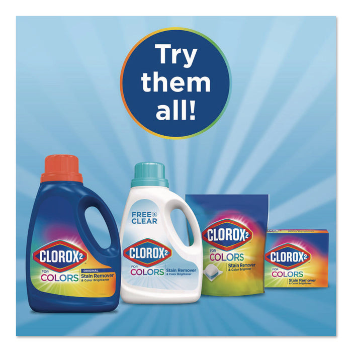 For Colors Stain Remover and Laundry Additive, Bleach Free, Original Scent, 33 oz Bottle, 6/Carton