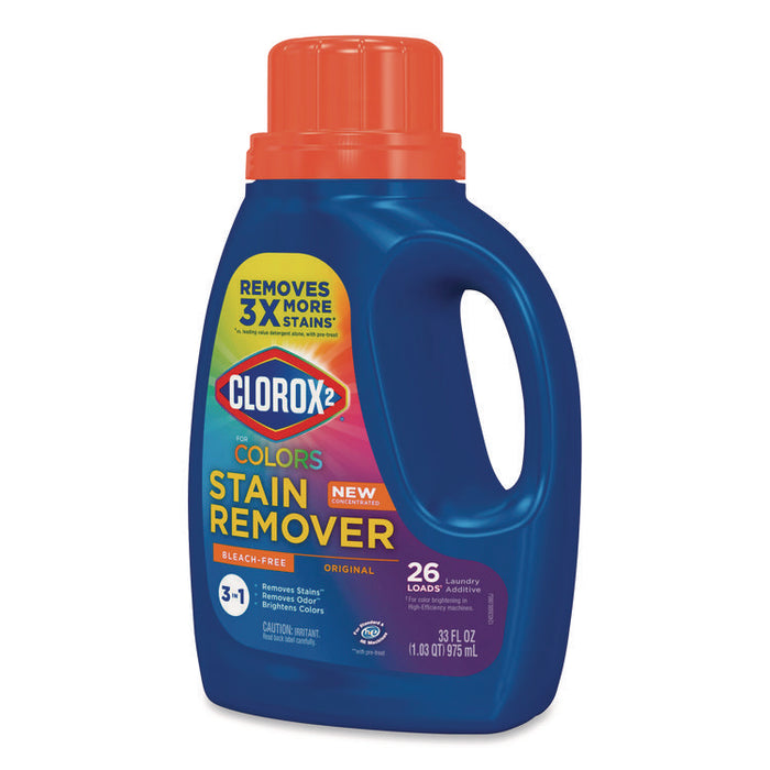 For Colors Stain Remover and Laundry Additive, Bleach Free, Original Scent, 33 oz Bottle, 6/Carton