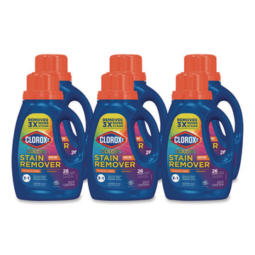 For Colors Stain Remover and Laundry Additive, Bleach Free, Original Scent, 33 oz Bottle, 6/Carton