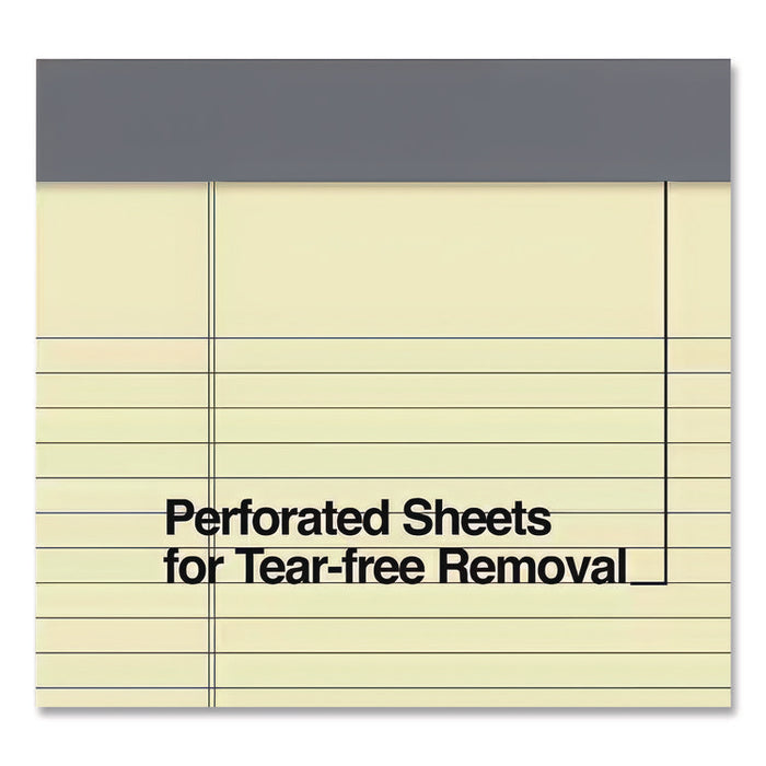 Notepads, Narrow Rule, (50) Canary Yellow 8.5 x 11 Sheets, 12/Pack