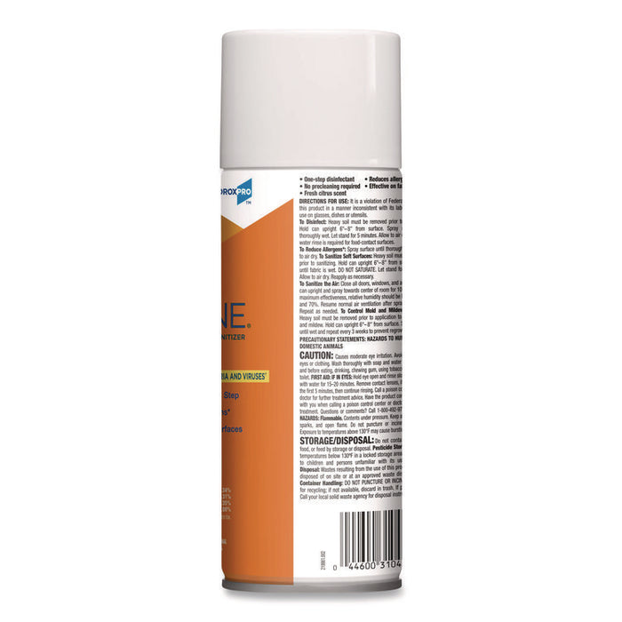 4-in-One Disinfectant and Sanitizer, Citrus Scent, 14 oz Aerosol Spray