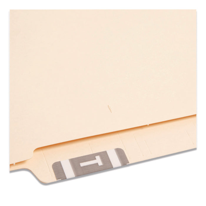 AlphaZ Color-Coded Second Letter Alphabetical Labels, T, 1 x 1.63, Gray, 10/Sheet, 10 Sheets/Pack