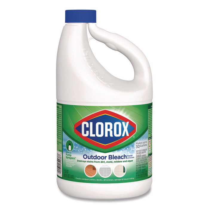 ProResults Concentrated Outdoor Bleach, Unscented, 81 oz Bottle, 6/Carton