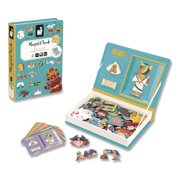 Magneti'books, World History, Grades Pre-K to 3, 72 Pieces