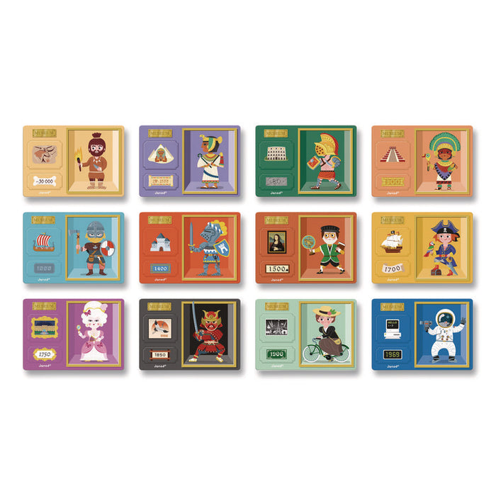 Magneti'books, World History, Grades Pre-K to 3, 72 Pieces
