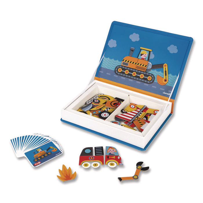 Magneti'books, Racers, Ages 3 to 8, 68 Pieces