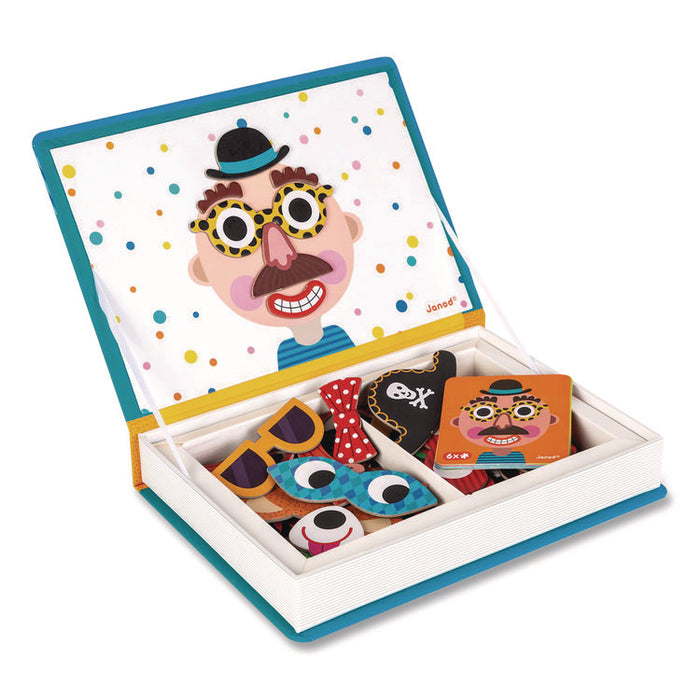 Magneti'books, Boy's Crazy Faces, Ages 3 to 8, 40 Pieces
