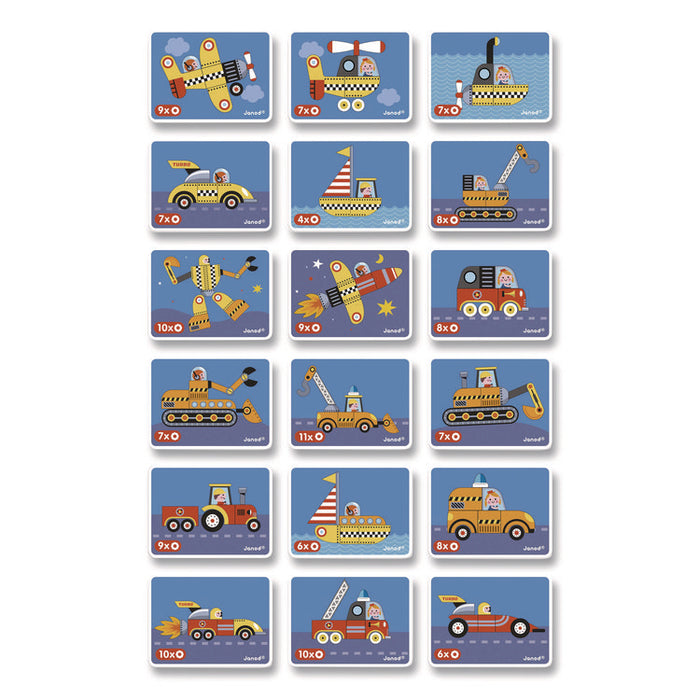 Magneti'books, Racers, Ages 3 to 8, 68 Pieces