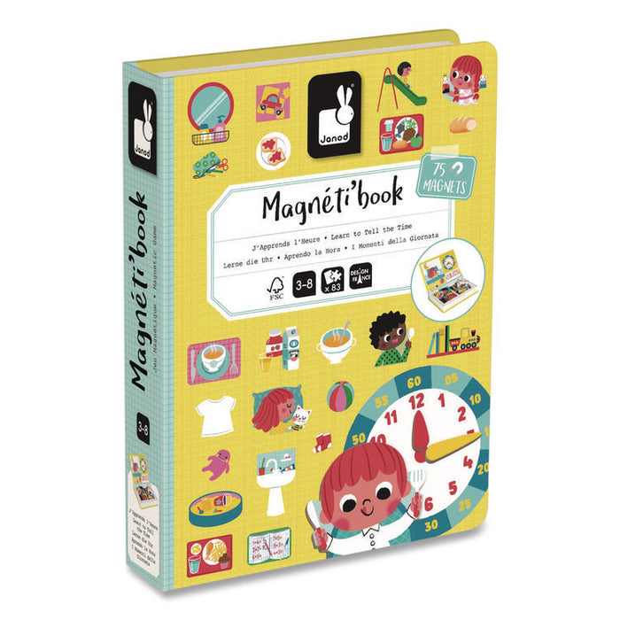 Magneti'books, Learn To Tell Time, Grades Pre-K to 3, 91 Pieces