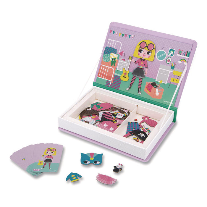 Magneti'books, Girl's Costumes, Ages 3 to 8, 54 Pieces