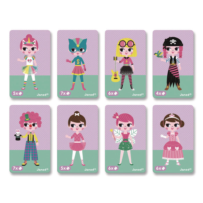Magneti'books, Girl's Costumes, Ages 3 to 8, 54 Pieces