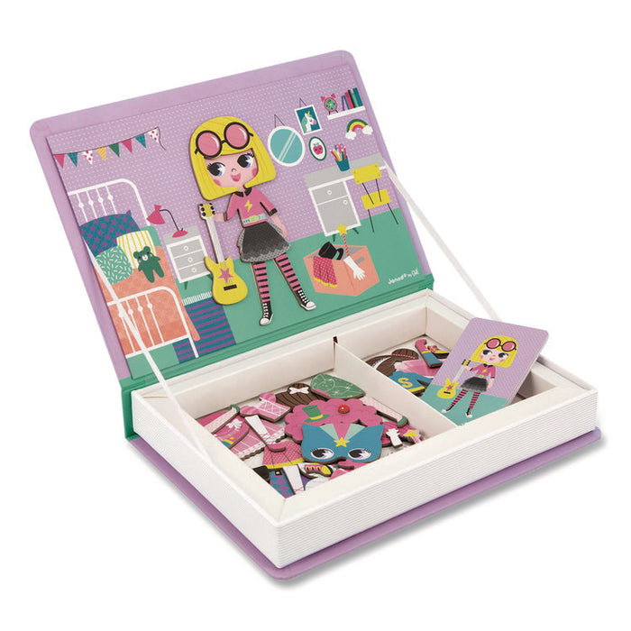 Magneti'books, Girl's Costumes, Ages 3 to 8, 54 Pieces