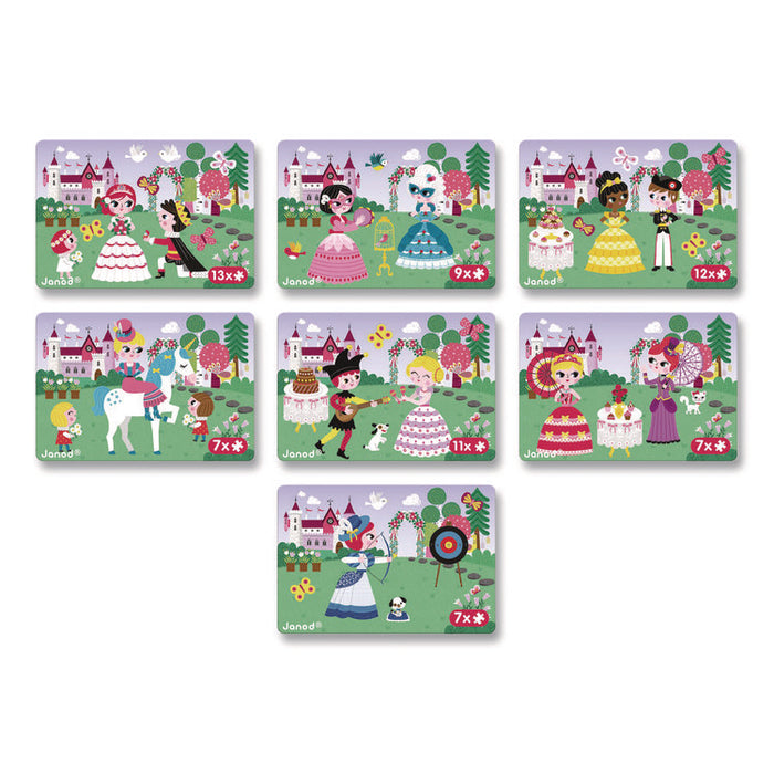 Magneti'books, Princesses, Ages 3 to 8, 62 Pieces