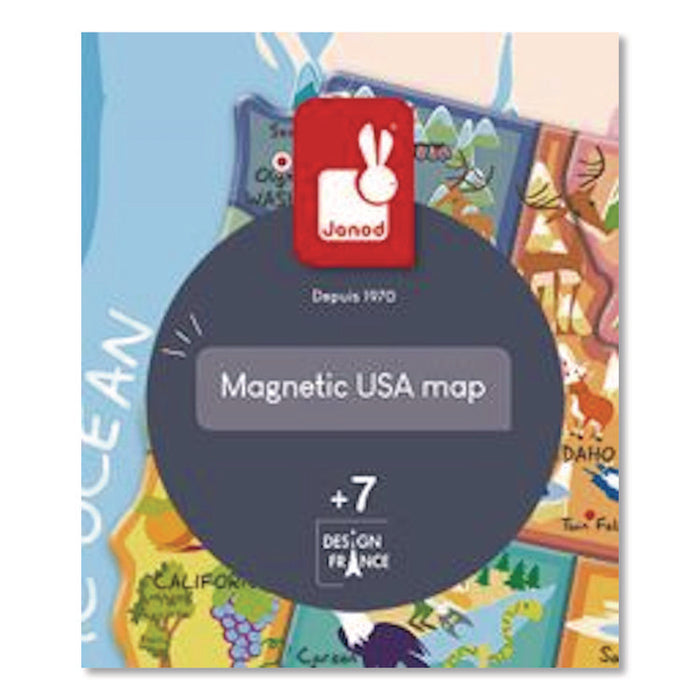 Cardboard United States Map Puzzle, Grades 2 to 7, 48 Pieces