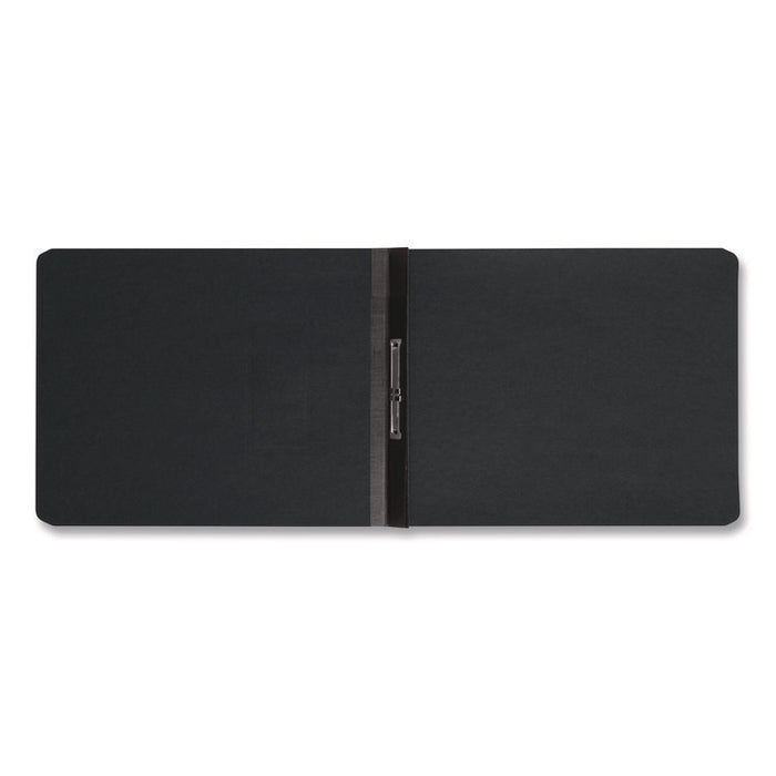 Prong Fastener Premium Pressboard Report Cover, Two-Piece Prong Fastener, 2" Capacity, 8.5 x 11, Black/Black