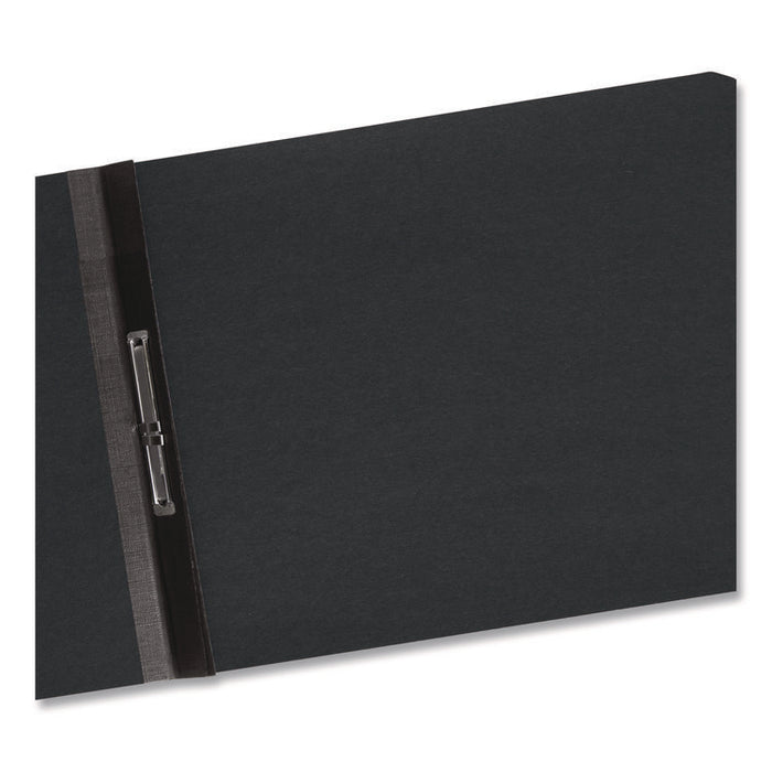 Prong Fastener Premium Pressboard Report Cover, Two-Piece Prong Fastener, 2" Capacity, 8.5 x 11, Black/Black