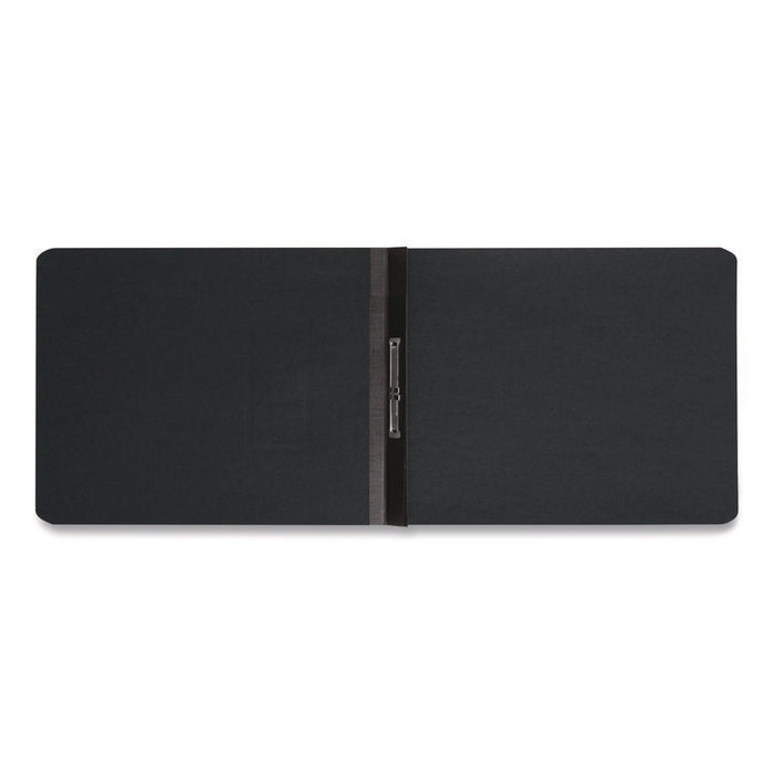 Prong Fastener Premium Pressboard Report Cover, Two-Piece Prong Fastener, 2" Capacity,  8.5 x 11, Black/Black
