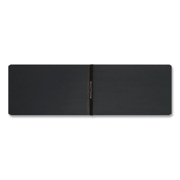 Prong Fastener Premium Pressboard Report Cover, Two-Piece Prong Fastener, 3" Capacity, 8.5 x 14, Black/Black