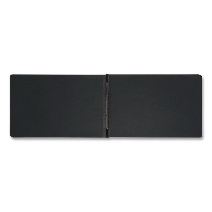 Prong Fastener Premium Pressboard Report Cover, Two-Piece Prong Fastener, 3" Capacity, 11 x 17, Black/Black