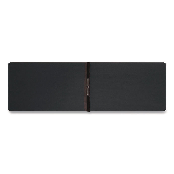Prong Fastener Pressboard Report Cover, Two-Piece Prong Fastener, 2" Capacity, 8.5 x 14, Black/Black