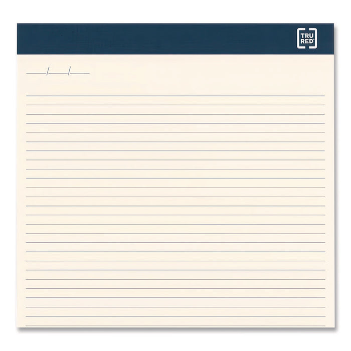 Notepads, Wide/Legal Rule, (50) Ivory 8.5 x 11 Sheets, 12/Pack